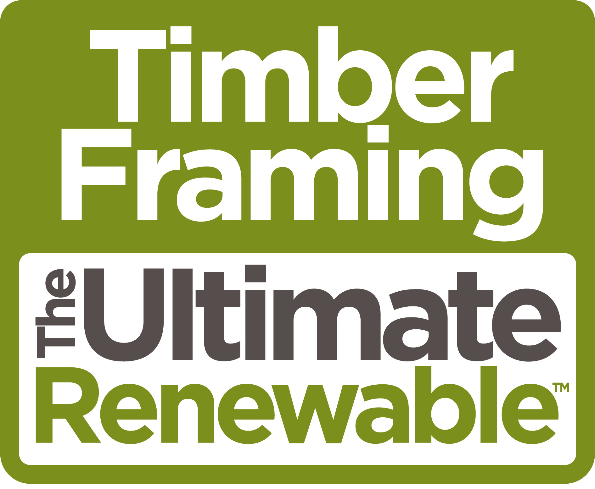 Timber Framing Ultimate Renewable Logo